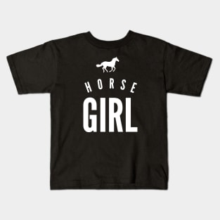 Horse Girl - Horseback Riding Lover Cute Gift Horse Whisperer Kids T-Shirt